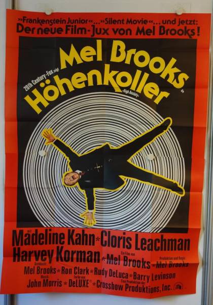 Mel Brooks Höhenkoller originales deutsches A00-Filmplakat